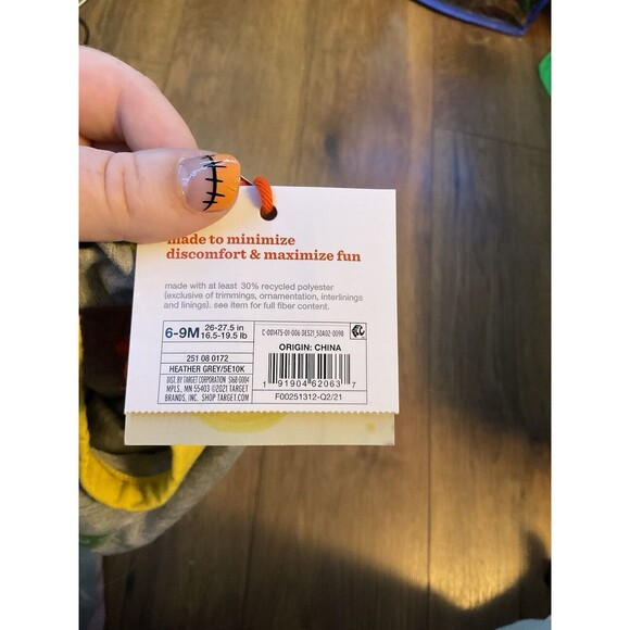 Christian Robinson Multiple Color One Piece Bodysuit Adapated Nwt 6-9 Months - Picture 2 of 3